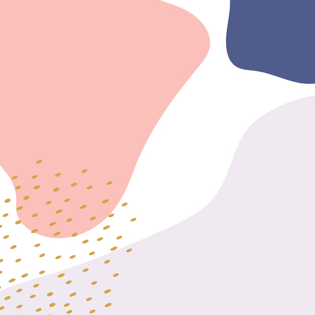 Vecteur de fond coloré design memphis Banque d'images