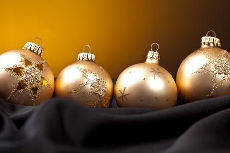 four golden christmas balls on silk stock photo picture and royalty silk christmas balls