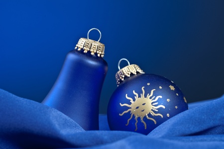 two blue christmas balls on silk stock photo picture and royalty silk christmas balls