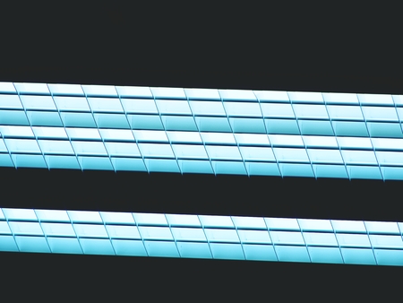 Lighting Ceiling Panels Fluorescent Lamps On The Modern Ceiling