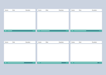 storyboard media player video storyboard design template royalty video storyboard