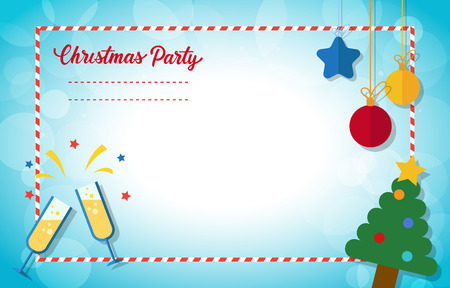 christmas invitation card design