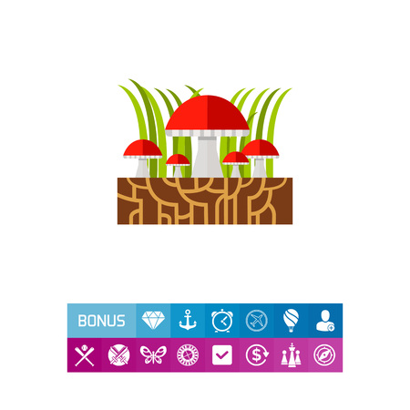 キノコと植生再生菌菌糸分岐 糸状の菌糸の胞子の固まりから成る菌の栄養の一部 のイラスト素材 ベクタ Image キノコと植生再生菌菌糸分岐 糸状の菌糸の胞子の固まりから成る菌の栄養の一部 のイラスト素材 ベクタ Image