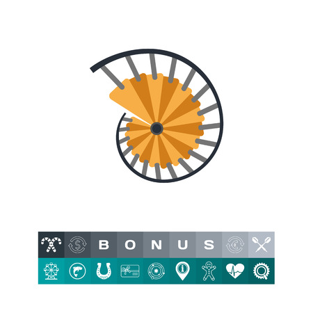 フェンスと螺旋階段のイラスト 平面図です はしご 階段 手すりのアーキテクチャアーキテクチャ コンセプト 建築 インテリア 建築のようなトピックに使用できます のイラスト素材 ベクタ Image