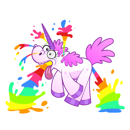 Unicorn Puking Rainbow Royalty Free Cliparts Vectors And Stock Unicorn Puking Rainbow Royalty Free Cliparts Vectors And Stock