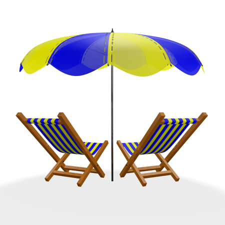 Liegestuhl Mit Sonnenschirm Clipart sdatec.com
