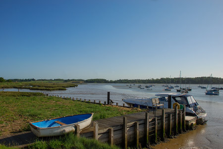 Early Morning On The River Deben In Suffolk, Uk