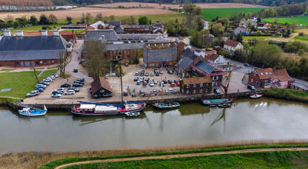 An Aerial View Of Snape Maltings In Suffolk, Uk