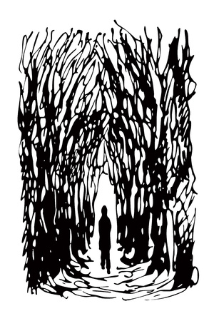 Man alone