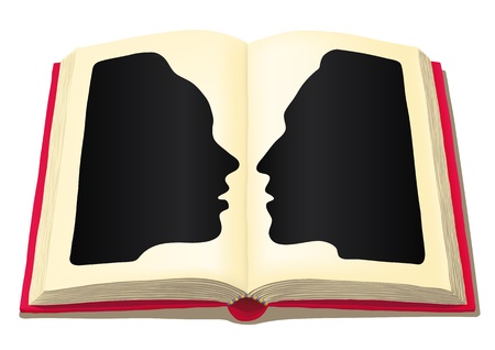 Open book Vector Illustration