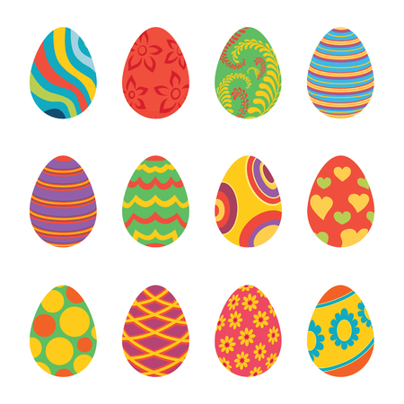 Set Of Easter Eggs Design Flat Easter And Chocolate Easter Eggs Magnificent Easter Eggs Decoration Design Set Of Easter Eggs Design Flat Easter And Chocolate Easter Eggs Magnificent Easter Eggs Decoration Design