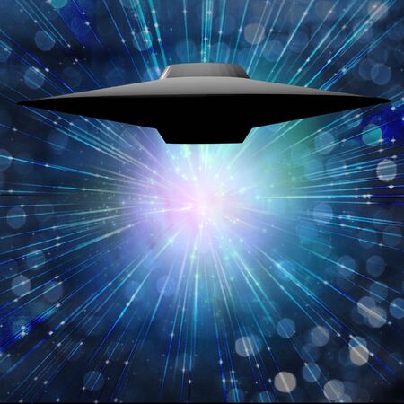 風景の中のエイリアン クラフト の写真素材 画像素材 Image