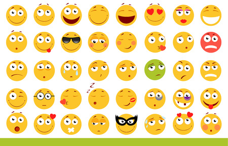 かわいい顔文字のセットです 絵文字やスマイルのアイコンです 白い背景上に分離 ベクトル イラスト のイラスト素材 ベクタ Image かわいい顔文字のセットです 絵文字やスマイルのアイコンです 白い背景上に分離 ベクトル イラスト のイラスト素材 ベクタ Image