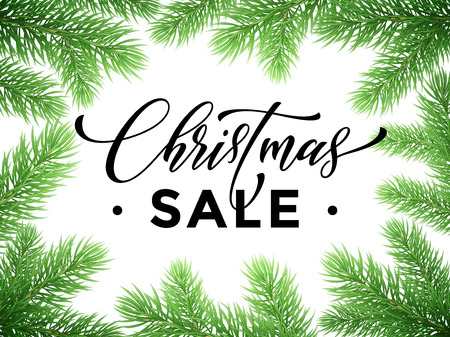 Promotion Discount Sale Poster With Christmas Tree Background New Year Store Banner Placard Promotion Discount Sale Poster With Christmas Tree Background New Year Store Banner Placard