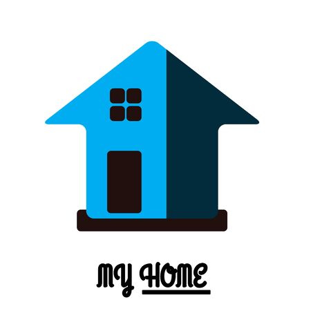 Hauser Immobilien Symbol Blau Design Lizenzfrei Nutzbare Vektorgrafiken Clip Arts Illustrationen Image 42829718