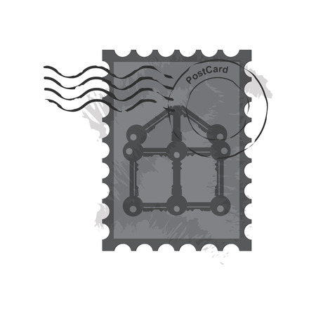 切手の消印 ビンテージ切手ベクトル イラストのイラスト素材 ベクタ Image 切手の消印 ビンテージ切手ベクトル イラストのイラスト素材 ベクタ Image