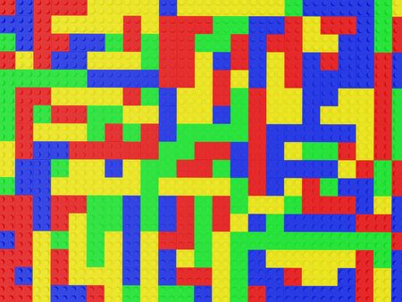 高解像度画像のレゴ 3 D イラスト マルチカラーのテクスチャです の写真素材 画像素材 Image