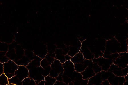 地球の熱 地球温暖化 溶岩グラウンド クローズ アップ の写真素材 画像素材 Image