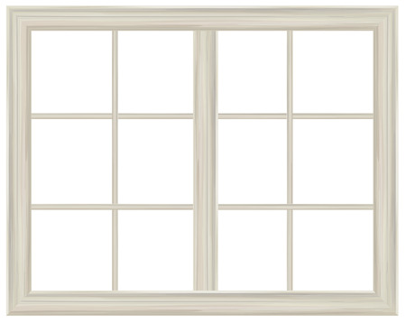 vector window frame isolated