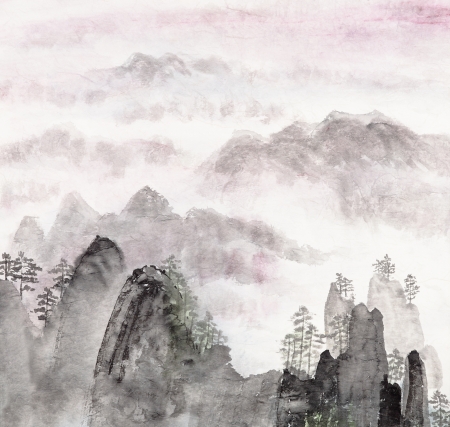 富士山絵画 の写真素材・画像素材. Image 17943930.
