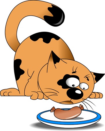 Cartoon Drole De Chat Mange Des Saucisses Du Poisson Du Poulet Gateau Vector Illustration Clip Art Libres De Droits Vecteurs Et Illustration Image Cartoon Drole De Chat Mange Des Saucisses Du Poisson Du Poulet Gateau Vector Illustration Clip Art Libres De Droits Vecteurs Et Illustration Image