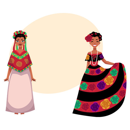 メキシコ人男性と女性漫画 カーニバルのお祝いの伝統的な国民服ではベクトル イラスト白背景に分離です メキシコ人 男と女 民族衣装 のイラスト素材 ベクタ Image メキシコ人男性と女性漫画 カーニバルのお祝いの伝統的な国民服ではベクトル イラスト白背景に分離です メキシコ人 男と女 民族衣装 のイラスト素材 ベクタ Image