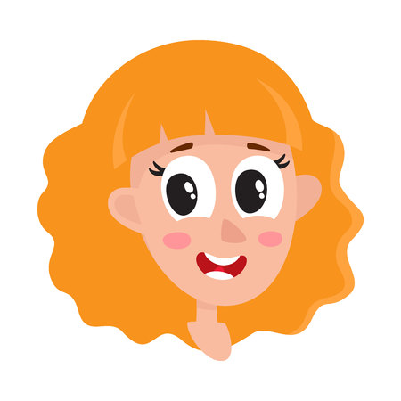 口を開けて イラストに驚く金髪女性顔のイラスト素材 ベクタ Image 口を開けて イラストに驚く金髪女性顔のイラスト素材 ベクタ Image