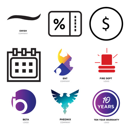 set of 9 simple editable icons such as ten years warranty pheonix