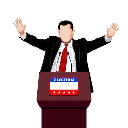 Political Convention Stock Vector Illustration and Royalty Free Political  Convention Clipart