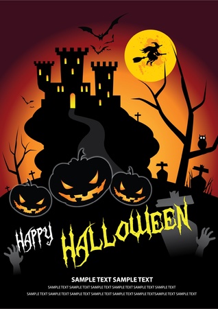 アートワーク内のフォントは フリー フォントです ハロウィン 10 月 31 日 のイラスト素材 ベクタ Image アートワーク内のフォントは フリー フォントです ハロウィン 10 月 31 日 のイラスト素材 ベクタ Image