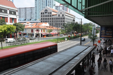 シンガポール 8 月 15 日シンガポールのチャイナタウン 民族地区 2012 年 8 月 15 日に見られるように中国文化要素と歴史的に集中して 中国民族の人口の特徴 の写真素材 画像素材 Image 21755518