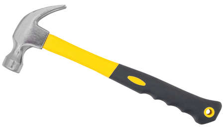 Hammer isolated over white background