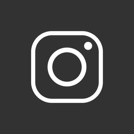 Icono De Instagram Camara De Ultima Moda Vector Medios De Comunicacion Social Plana Ilustracion Iconos De Color Blanco Sobre Fondo Negro Ilustraciones Vectoriales Clip Art Vectorizado Libre De Derechos Image 60838912