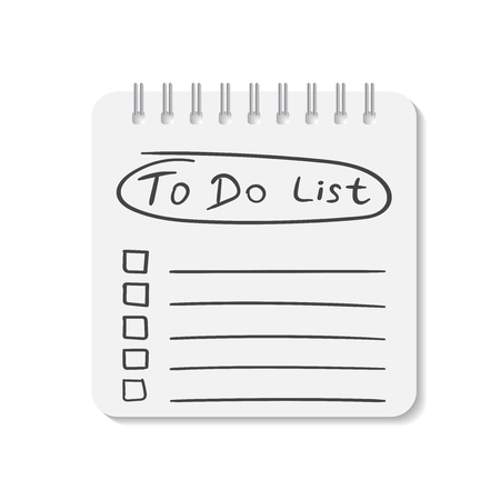 スパイラルと現実的なメモ帳 手描きテキスト付きのアイコン リストを行います 学校ビジネス日記 孤立した背景にオフィス文房具ノート のイラスト素材 ベクタ Image スパイラルと現実的なメモ帳 手描きテキスト付きのアイコン リストを行います 学校ビジネス日記 孤立した背景にオフィス文房具ノート のイラスト素材 ベクタ Image