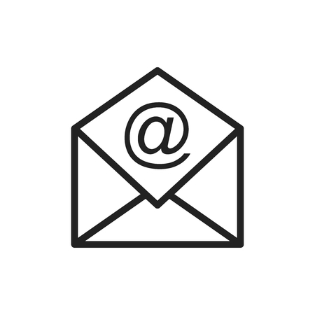 Enveloppe De Courrier Vecteur Icône. Email Concept Numérique ...