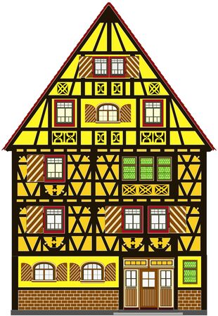 ヨーロッパで中世からの伝統的な家 の写真素材 画像素材 Image