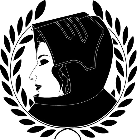 ジャンヌ ダルクと月桂樹の花輪 オルレアンの乙女 騎士 ベクトル図のイラスト素材 ベクタ Image ジャンヌ ダルクと月桂樹の花輪 オルレアンの乙女 騎士 ベクトル図のイラスト素材 ベクタ Image