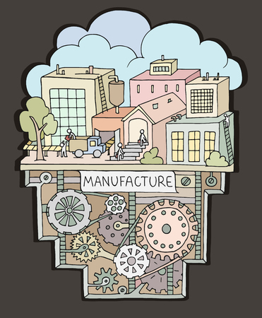 工場で働く人 ワーク ショップ 生産の仕事の色のスケッチ 落書き製造 機械と歯車を持つ植物 白い背景に分離されたビジネス設計上の手描きイラスト の イラスト素材 ベクタ Image 工場で働く人 ワーク ショップ 生産の仕事の色のスケッチ 落書き製造 機械と歯車を持つ植物 白い背景に分離されたビジネス設計上の手描きイラスト の イラスト素材 ベクタ Image