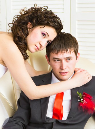 Beautiful Wedding Husband And Wife Lovers Man Woman Bride And Groom Stock Beautiful Wedding Husband And Wife Lovers Man Woman Bride And Groom Stock