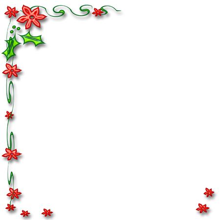 poinsettia borders