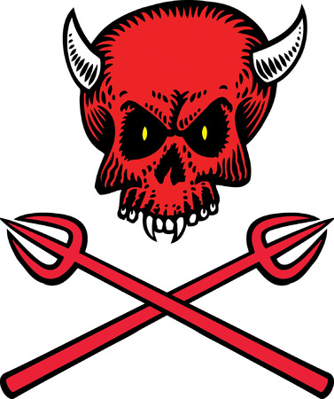 悪魔男のイラスト素材 ベクタ Image