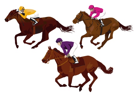 Jockeys At The Races