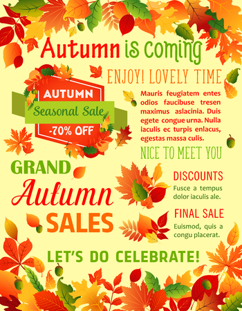 fall poster template