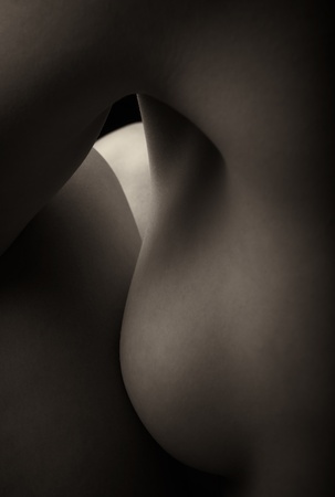 자연 누드 여성 형태의 예술 낮은 키 이미지 로열티 무료 사진, 그림, 이미지 그리고 스톡포토그래피. Image 10311406