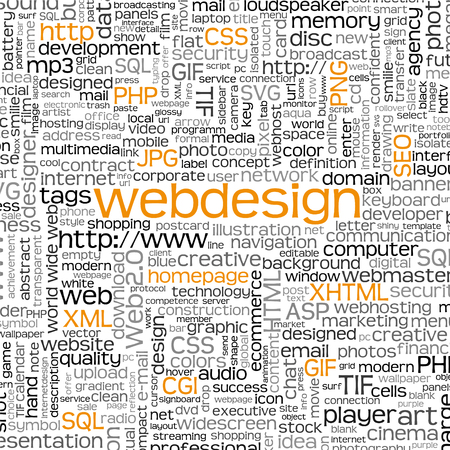 web design word