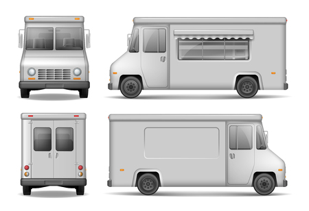 blank food truck template