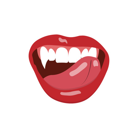 吸血鬼ドラキュラの歯のイラストです 赤い唇口白の長くて鋭い牙を持つ 黒のバージョンが含まれています のイラスト素材 ベクタ Image 吸血鬼ドラキュラの歯のイラストです 赤い唇口白の長くて鋭い牙を持つ 黒のバージョンが含まれています のイラスト素材 ベクタ Image