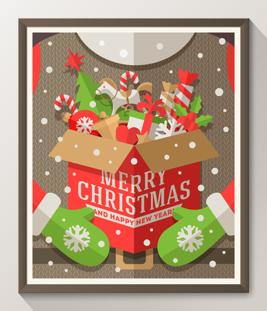 santa claus hands holding a box with christmas toys gifts and sweets holidays flat - Sign Up For Free Christmas Toys santa claus hands holding a box with christmas toys gifts and sweets holidays flat - Sign Up For Free Christmas Toys