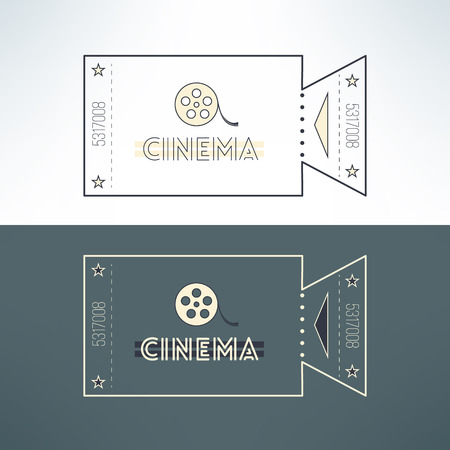 entry cinema ticket in film footage style admit one movie event design event tickets online