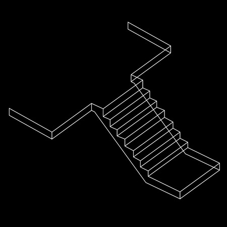 Type of steps for stair design royalty free clip artok, vektorokt ...